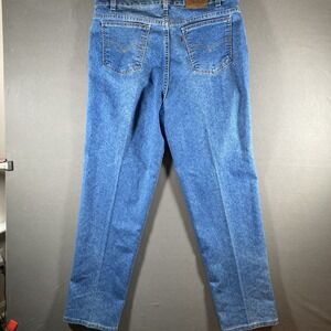 Vintage Levis 540 Jeans 42x34 Flex‎ Brown Tab Medium Wash 90s USA Denim Faded